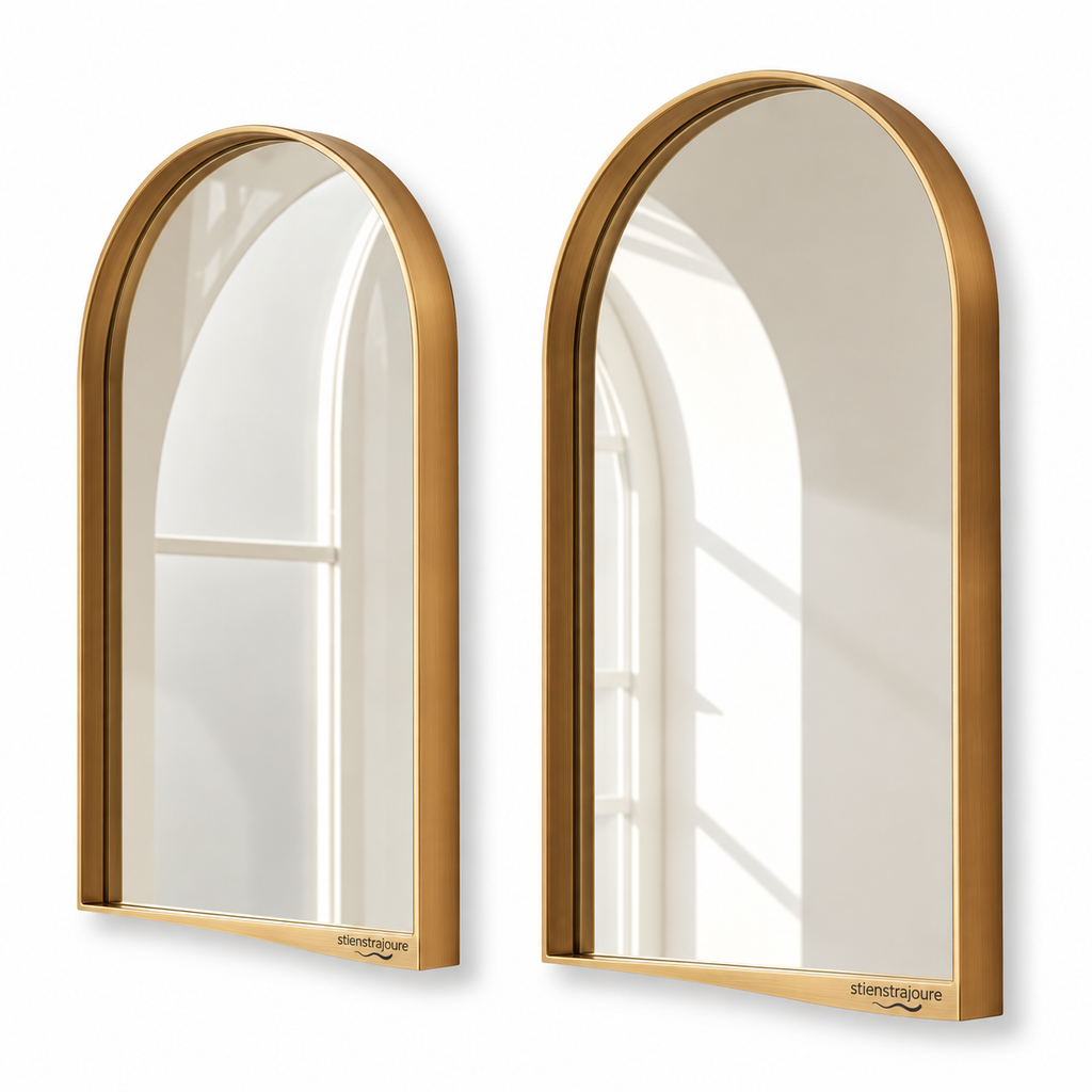 stienstrajoure Set of 2 Arched Wall Mirrors